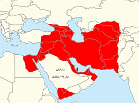 نقشه ایران دوره هخامنشیان