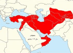 نقشه ایران دوره سلجوقیان
